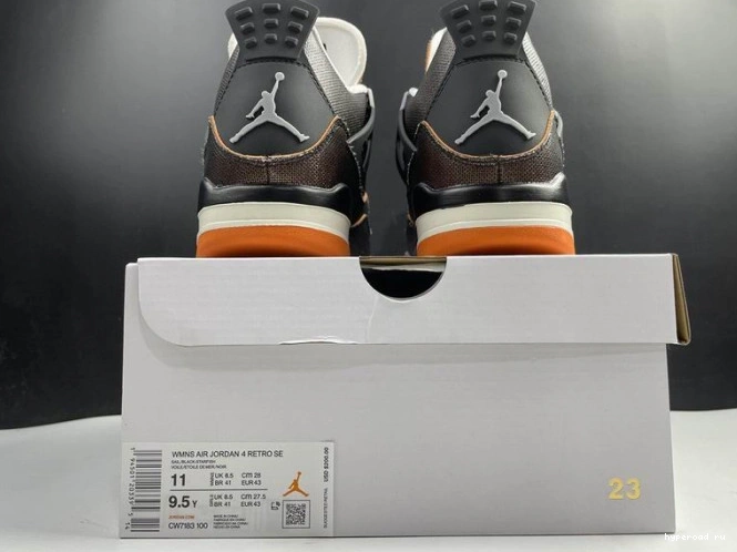 (W) Retro Starfish Jordan 4 CW7183-100 Air 1211